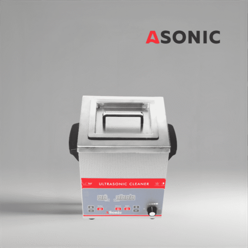 ASONIC 3L industrijski ultrazvučni čistač sa zatvorenim poklopcem od nehrđajućeg čelika za precizno čišćenje.