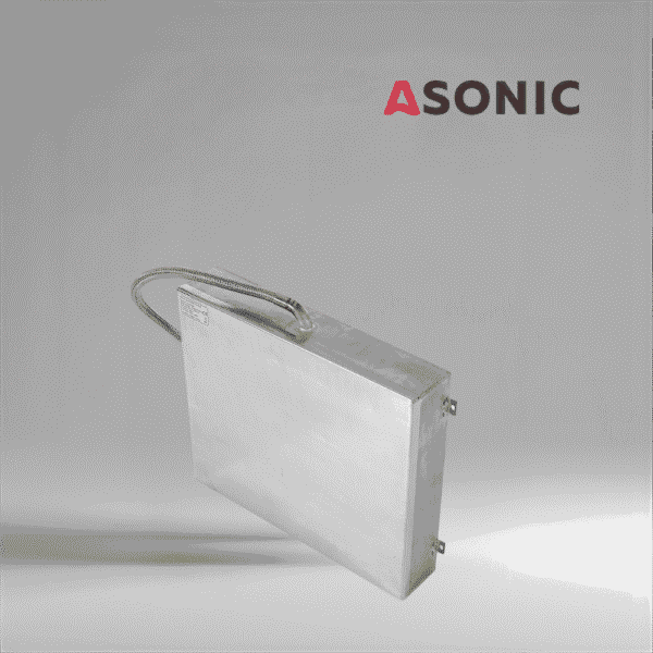 ASONIC IND-PLATE ultrazvučni pretvarač ploče, izdržljiv dizajn od nehrđajućeg čelika za industrijsku primjenu ultrazvučnog čišćenja.