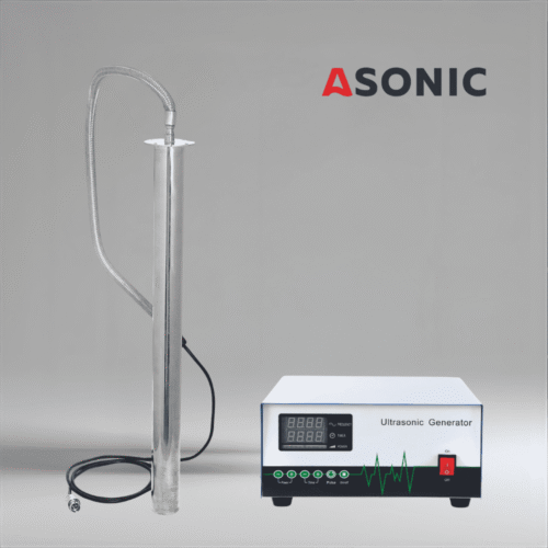 ASONIC IND-ROD industrijski ultrazvučni štapni pretvarač, dodatak visokih performansi za snažno i ujednačeno čišćenje u velikim tankovima.
