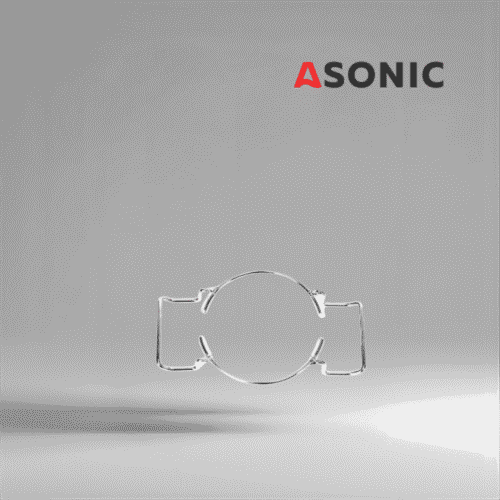 ASONIC laboratorijski držač čaše 0,8 L, mali dodatak od nehrđajućeg čelika za precizne primjene ultrazvučnog čišćenja.