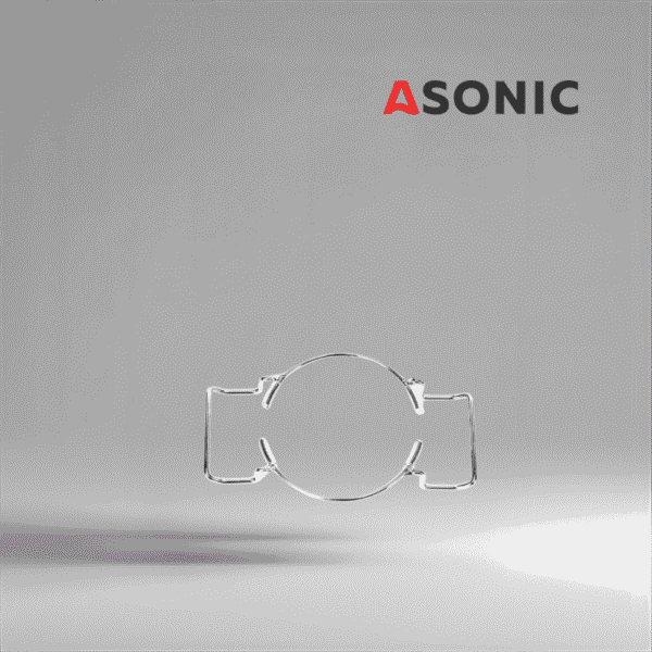 ASONIC laboratorijski držač čaše 0,8 L, mali dodatak od nehrđajućeg čelika za precizne primjene ultrazvučnog čišćenja.