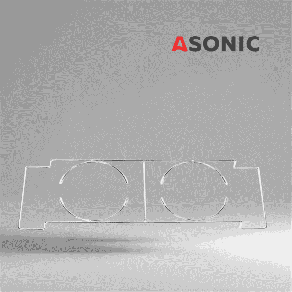 ASONIC držač laboratorijske mjerne posude 6L, profesionalni dodatak dizajniran za ultrazvučne čistače u laboratorijama i radionicama.
