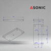 ASONIC HEATER-1000W-5vijaka-3 vanjski grijač za rezervoar ultrazvučnog čistača