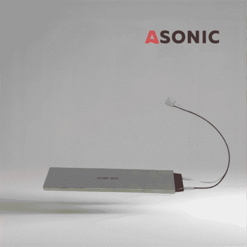 ASONIC grijač 500W, kompaktan grijaći elemenat za ultrazvučne rezervoare, dizajniran za primjenu u spremnicima srednje veličine.