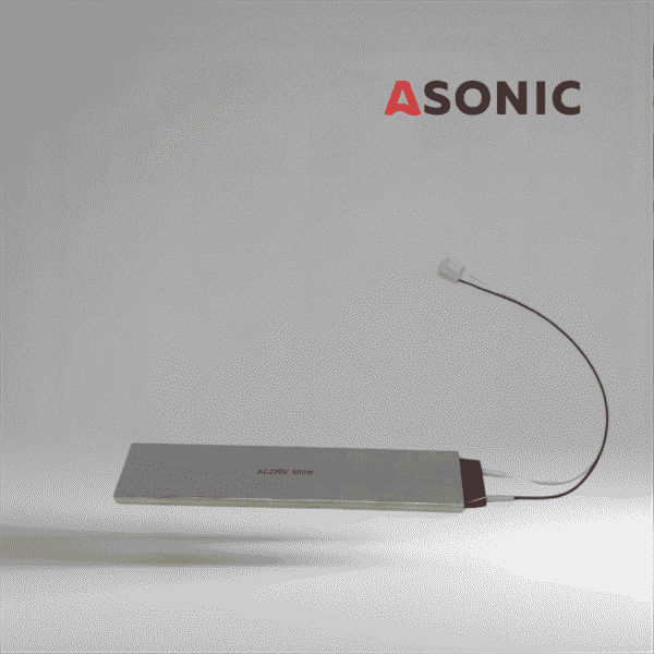 ASONIC grijač 500W, kompaktan grijaći elemenat za ultrazvučne rezervoare, dizajniran za primjenu u spremnicima srednje veličine.