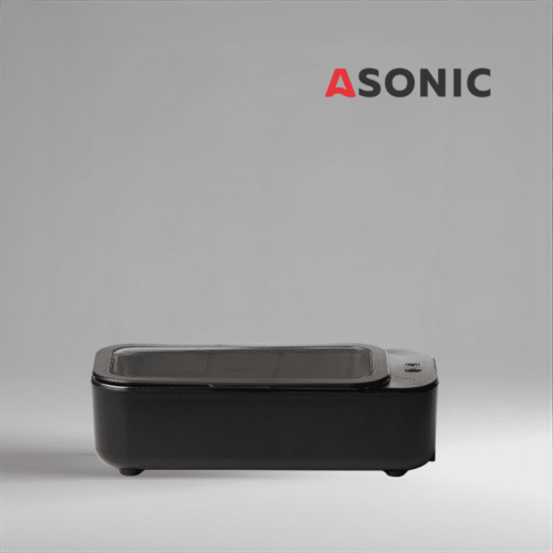 ASONIC HOME-450black ultrazvučna kada, elegantan i prenosiv uređaj za kućnu upotrebu, dizajniran za svakodnevne dodatke.