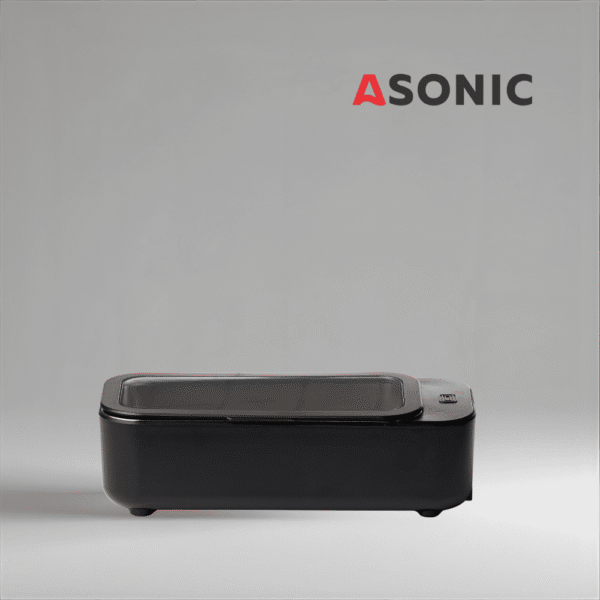 ASONIC HOME-450black ultrazvučna kada, elegantan i prenosiv uređaj za kućnu upotrebu, dizajniran za svakodnevne dodatke.