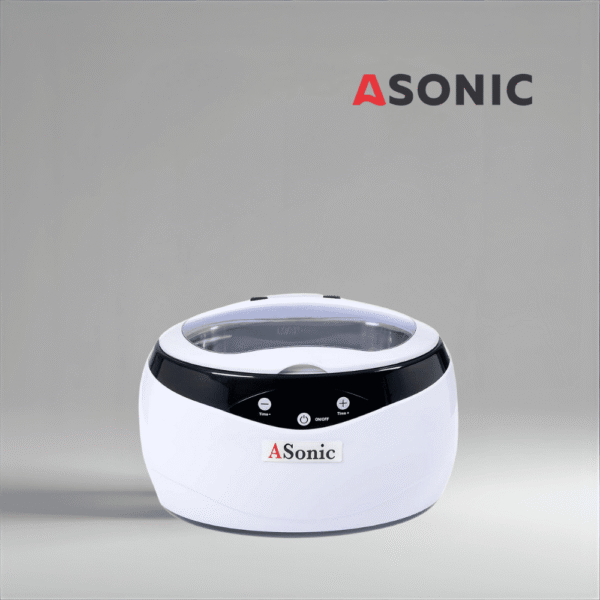 Ultrazvučni čistač ASONIC HOME-650, prenosiv sistem za domaćinstva kojima je potrebno pouzdano čišćenje dodataka.