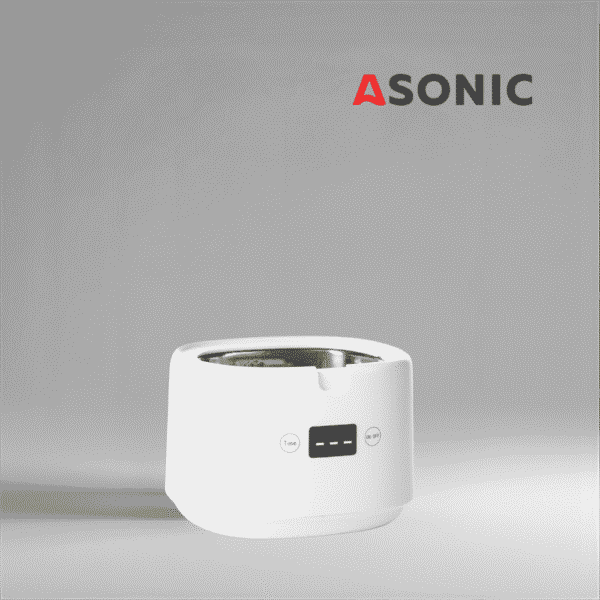 ASONIC HOME-DENT4 ASONIC HOME-dent ultrazvučna kada od nehrđajućeg čelika, kompaktna i praktična za stomatološku i kućnu upotrebu.