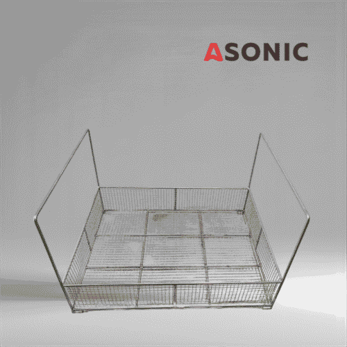 Košara od nehrđajućeg čelika za industrijski ultrazvučni čistač ASONIC IND-1000