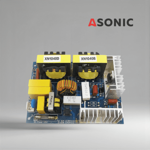 ASONIC-PROmodel-PCB-120W28kHz ASONIC PROmodel PCB 120W 28kHz, industrijska napojna ploča za ultrazvučne čistače, koja osigurava stabilnu frekvenciju i performanse.