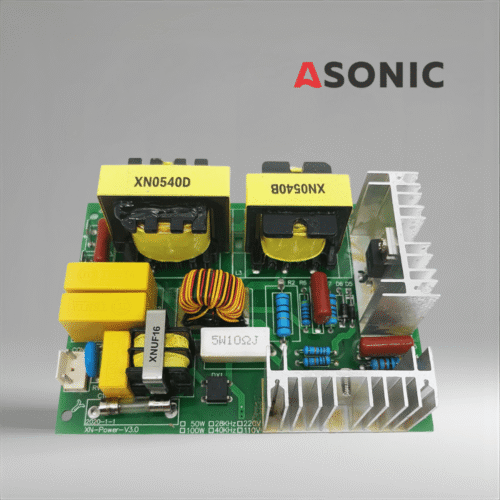 ASONIC-PROmodel-PCB-60W40kHZ ASONIC PROmodel PCB 60W 40kHz, pouzdana zamjenska napojna ploča za ultrazvučne sisteme za čišćenje sa konstantnim izlazom.