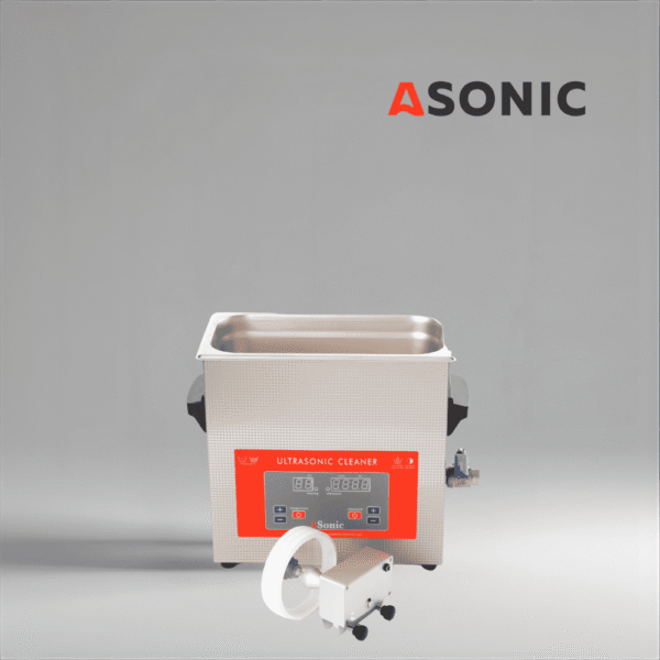 ASONIC-VINYL-CL-02-7 ASONIC Vinyl Cleaner-02 ultrasonic solution, compact size for cleaning up to 2 vinyl records safely and effectively.