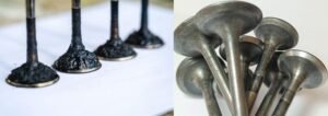 Ova slika prikazuje nekoliko malih metalnih štapića — neki su prekriveni naslagama ugljika, a drugi očišćeni ASONIC ultrazvučnom tehnologijom. Pokazuje kako ultrazvučno čišćenje brzo i sigurno uklanja tvrdokorne naslage ugljika s površina, vraćajući izvorni izgled i performanse materijala.