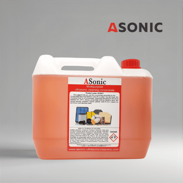 SONIC AS-MLP-5 višenamjenski ultrazvučni deterdžent, 5L univerzalno rješenje za industrijske i laboratorijske zadatke čišćenja.