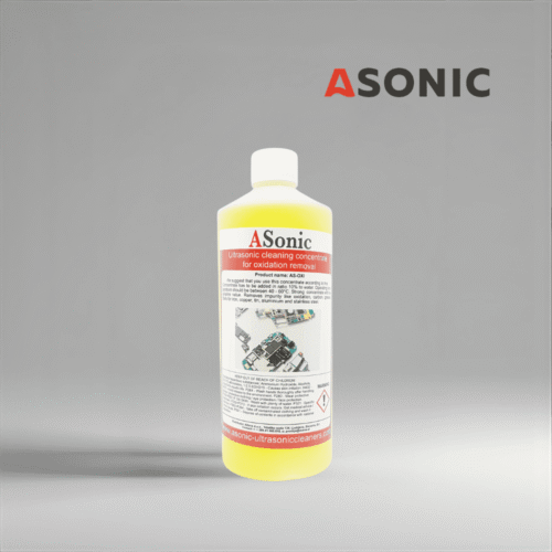 ASONIC AS-OXI-1 ultrazvučni uklanjač oksidacije, 1L koncentrat za čišćenje za sigurno uklanjanje oksida s nakita i alata.