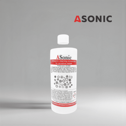 ASONIC AS-SENS-1 ultrazvučno osjetljivi čistač, 1L otopina za sigurno čišćenje krhkih alata, optike i medicinskih predmeta.