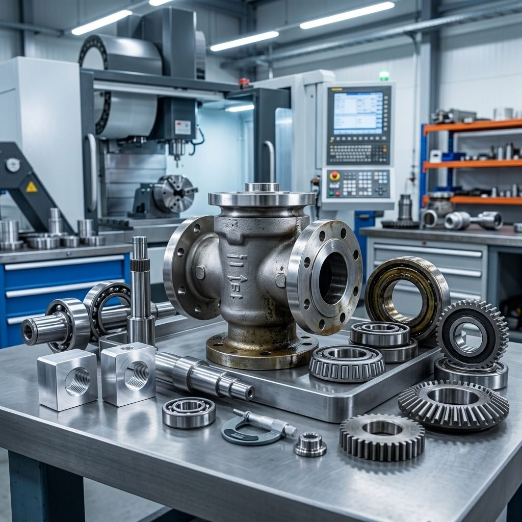 Industrijske komponente, ventili i zupčanici